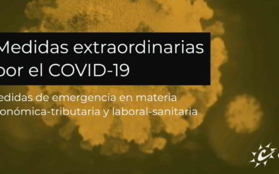 Medidas extraordinarias por el COVID-19